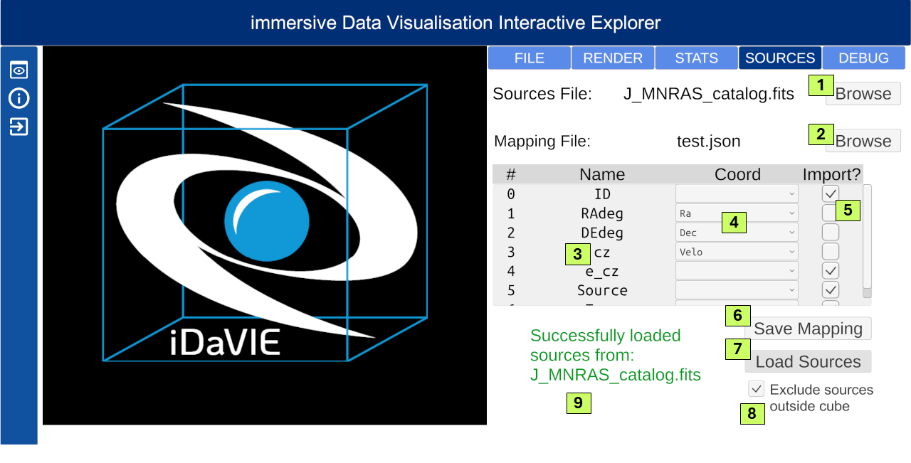 Ich Gui Graphical User Interface — iDaVIE 1.0 documentation